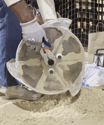 Bucket drum rover CAD or prototype view 1